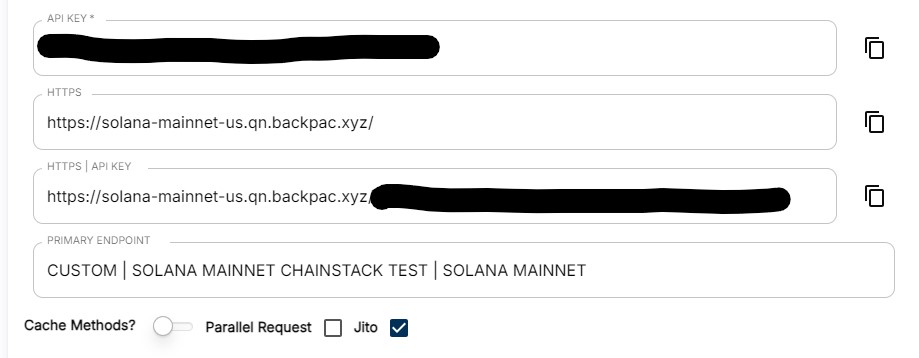 Use the Backpack Endpoint